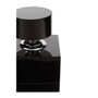 Carrie Black Finish Small Crystal Bottle