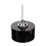 Carrie Black Finish Small Crystal Bottle