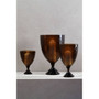 Cortina Medium Honeycomb Glass Candle Holder