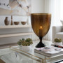 Cortina Large Honeycomb Glass Candle Holder