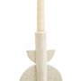 Utica Cream Colour Candle Holder