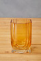 Edan Small Ochre Yellow Glass Vase