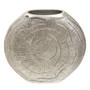 Silva Small Oak Effect Silver Vase
