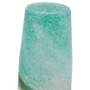 Celia large turquoise glass vase
