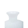 Hadia Matte White Glass Vase