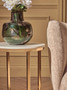 Herbie Green and Gold Large Glass Vase