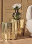 Herbie Green and Gold Large Glass Vase