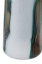 Hakan Tall Glass Vase with Marbled Design