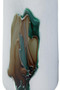 Hakan Tall Glass Vase with Marbled Design