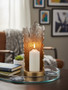 Dion Small Ombre Silver and Gold Finish Candle Holder