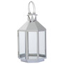 Herber Large Silver Steel Lantern