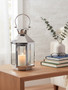 Herber Small Silver Steel Lantern