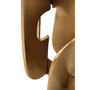 Prato Gold Finish Abstract Sculpture