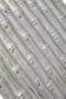 Hiba Large Silver Finish Bamboo Effect Trinket Box
