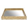 Hiba Gold Finish Mirrored Tray Hiba Gold Finish Mirrored Tray