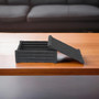 Hiba Small Black Finish Bamboo Effect Trinket Box
