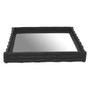 Hiba Black Finish Mirrored Tray