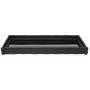 Hiba Black Finish Mirrored Tray