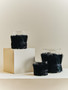 Kuta Black Medium Candle Holder