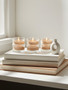 Kuta Set Of 3 Natural Tealight Holders