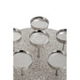 Akola Silver 6 Pillar Candle Holder
