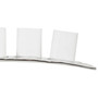 Akola Aluminium Silver 4 Tealight Holder