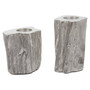 Akola Set of 2 Silver Tealight Holders