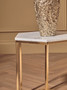 Akola Gold Textured Small Metal Vase