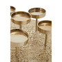 Akola Gold Round 6 Pillar Candle Holder