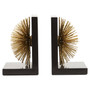 Mirano Set of Two Starburst Black Bookends