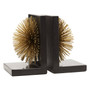 Mirano Set of Two Starburst Black Bookends