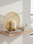 Dion Large Two Toned Silver and Gold Finish Candle Holder