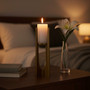 Dante Small Gold Finish Candle Holder