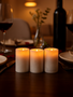 Salmo Set Of Three White Marble Tealight Holders