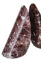Salmo Set Of Two Red Marble Bookends