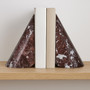 Salmo Set Of Two Red Marble Bookends
