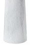 Salmo White Marble Tapered Vase