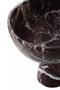 Salmo Large Red Marble Pedestal Bowl