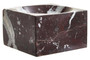 Salmo Square Red Marble Bowl