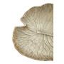 Salma Large Gold Finish Lotus Leaf Plate