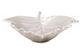 Prato Silver Finish Leaf Dish