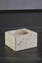 Tibor Travertine Square Decorative Bowl