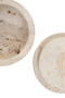Tibor Travertine Round Trinket Box