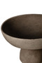 Deriva Small Textured Grey Pedestal Bowl