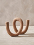 Dunas Large Textured Beige Loop Sculpture