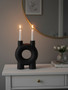 Hapax Small Black Candle Holder