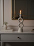 Hapax Large Cream Candle Holder
