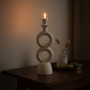 Hapax Large Cream Candle Holder