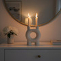 Hapax Small Cream Candle Holder