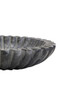 Savio Small Grey Fluted Marble Bowl